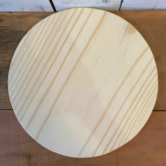 TÁBUA REDONDA PINUS - Atelier Farmhouse Daniela Alves