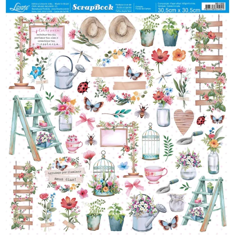 PAPEL SCRAPBOOK DUPLA FACE SD-1252