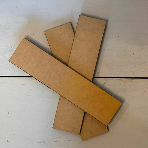 PLACA RETANGULAR 6MM MDF0122