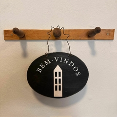 PLACA BEM VINDO DE PENDURAR