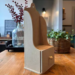 SUPORTE COM GAVETINHA EM MDF - comprar online