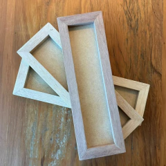 QUADRO MOLDURA RÚSTICA 32X10 - comprar online