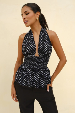 Blusa poá stel