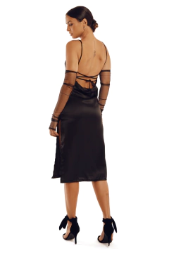 Vestido Seda Lola Black - comprar online