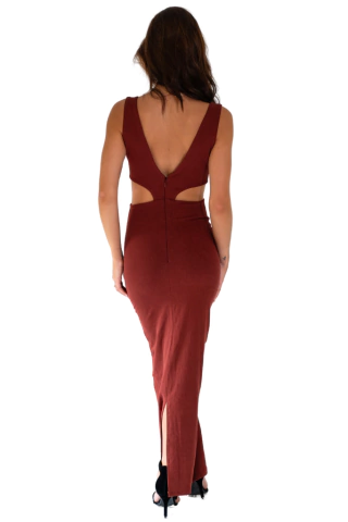 Louise bordô dress