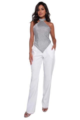 Calça alfaitaria branca