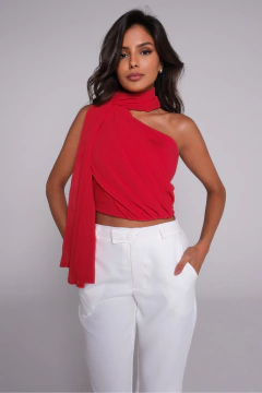 Blusa vermelha love - loja online