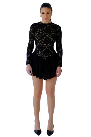 Vestido Angel preto