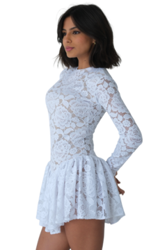 Vestido Angel branco na internet