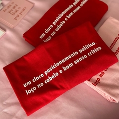 Babylook Um claro posicionamento político, laço no cabelo e bom senso crítico - comprar online