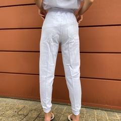 Calça de moletom com elástico - comprar online