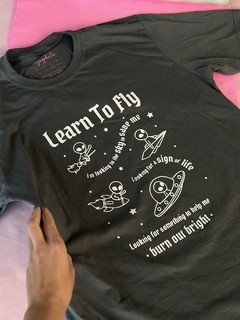 Camiseta Learn to fly - loja online