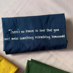 Imagem do Camiseta There's no lemon so sour that you can't make something resembling lemonade