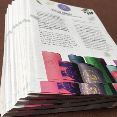 #240PC Flyers papel de caña X100 UNIDADES