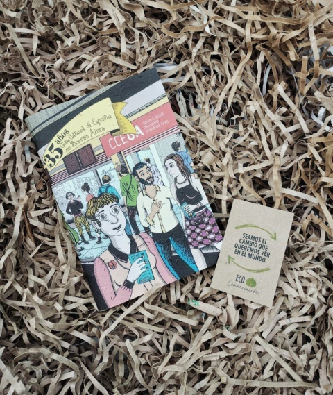 Libreta A5 abrochada plantable x 50 unidades