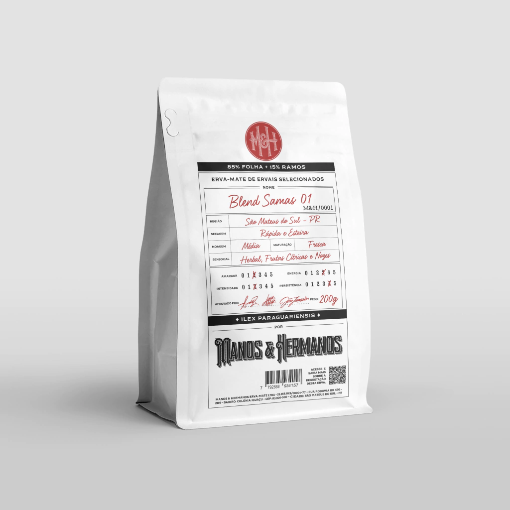 Erva Mate Especial Blend SAMAS 01 200g Manos & Hermanos