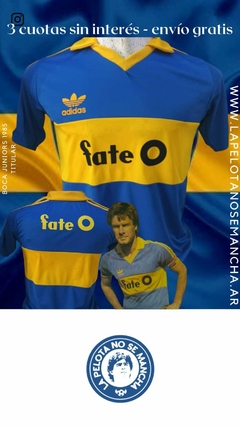 CAMISETA BOCA JUNIORS FATE 1985