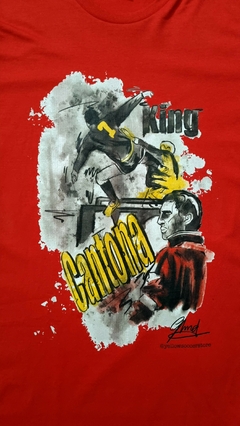 Cantona (vermelha) na internet