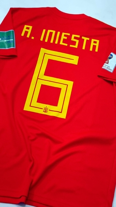 Espanha 2018 (home) - Iniesta #6 - comprar online