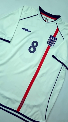 Inglaterra 2002 (home) - Scholes #8 - Yellow's Soccer Store
