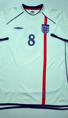 Inglaterra 2002 (home) - Scholes #8 - Yellow's Soccer Store