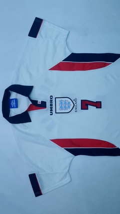 Inglaterra 1998 (home) - Beckham - Yellow's Soccer Store
