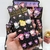 Caneta de luxo com pingente na caixinha - Lady Goth