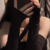 Luva preta lisa