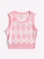 Suéter blusinha Argyle na internet