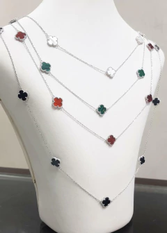 COLLAR "Sura" - Plata y Piedra Natural - comprar online