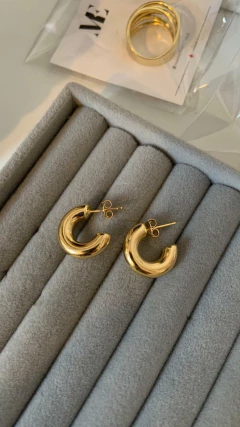 AROS "Lolita" - Pasante/cuff - Acero dorado - tienda online