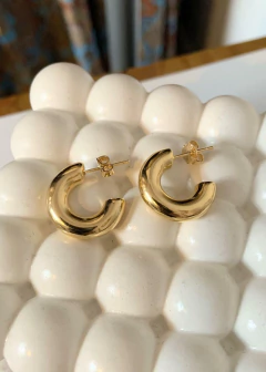 AROS "Lolita" - Pasante/cuff - Acero dorado - Marina Essentials