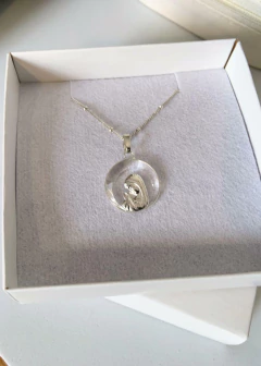 CONJUNTO Virgen Niña - Plata 925 & Cristal - comprar online