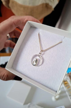 CONJUNTO Virgen Niña - Plata 925 & Cristal