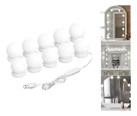 Kit 10 Focos Led para Espejo