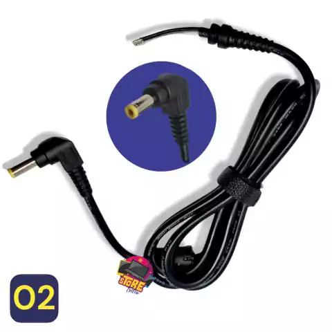 Cable Repuesto 5.5x2.5 mm 9 amper - Modelo 02