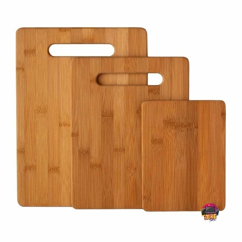 Set de 3 Tablas de cocina Bambu
