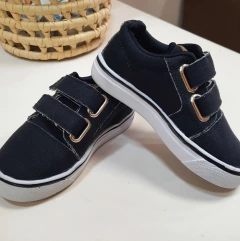 ZAPA ABROJO LONA NEGRAS - comprar online