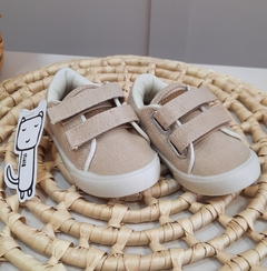 ZAPA VELCRO TREND BEIGE - Little Piaro