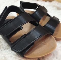 SANDALIA GALO NEGRAS UNISEX - Little Piaro