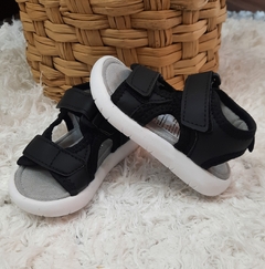 SANDALIA BAHAMAS NEGRA UNISEX APTA PARA PILETA - Little Piaro