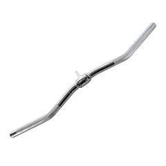 Barra EZ p/polea - Maciza cromada - comprar online