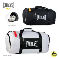 BOLSO DEPORTIVO EVERLAST Blanco + Llavero - Rhino Equipment