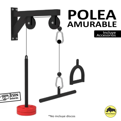 Polea Amurable + Accesorios