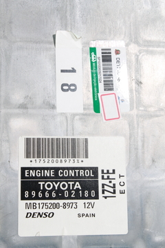 Módulo De Injeção Original Corolla 1.8 16v Gasolina Automático 2003 A 2006 8966602180 - comprar online