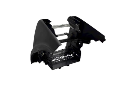 Moldura Central do Painel Para Radio 2din (Grande) Preto Original Audi A3 2000 a 2006 8l0858005A 8L0863243K com detalhes