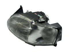 Par de Farol Carcaça Preta Alternativo Escort Zetec 1997 a 2002