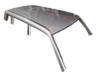 Teto Com Furo Para Rack Prata Original Tr4 4x4 Automático 2002 A 2006