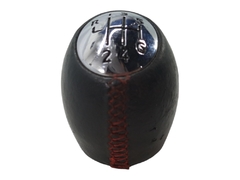 Manopla Em Couro Preta Original Sandero Rs 2.0 16v 15/19 - comprar online