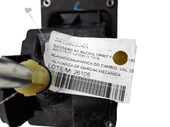 Manopla Em Couro Preta Original Sandero Rs 2.0 16v 15/19 - loja online